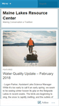 Mobile Screenshot of mainelakesresourcecenter.org