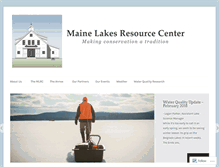 Tablet Screenshot of mainelakesresourcecenter.org